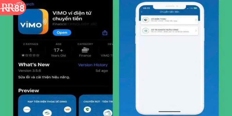 Hướng dẫn từng bước thực hiện nạp tiền RR88